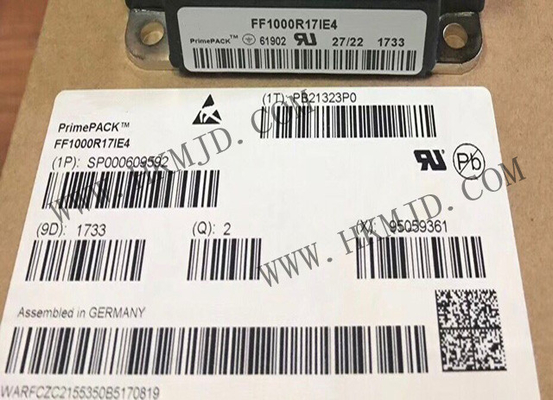 Modules IGBT automobiles FF1000R17IE4 PrimePACK 1700V 1000A Module double IGBT à demi-pont