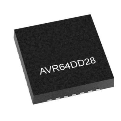 Microcontrôleur MCU AVR64DD28T-I/STX VQFN28 Jusqu'à 8KB de RAM 19 canaux Microcontrôleur