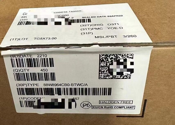 Module de communication sans fil 88W8964CB0-BTWC/A 160MHz Largeur de bande WiFi à double bande