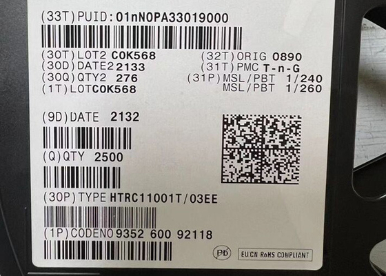 Puce de circuit intégré HTRC11001T avec lecteur HITAG Puce de lecteur RFID 125kHz IC 14-SOIC