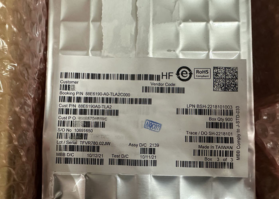 Le système de commutation Ethernet IC 88E6190-A0-TLA2C000 11 Ports est équipé d'un commutateur Ethernet IC BGA