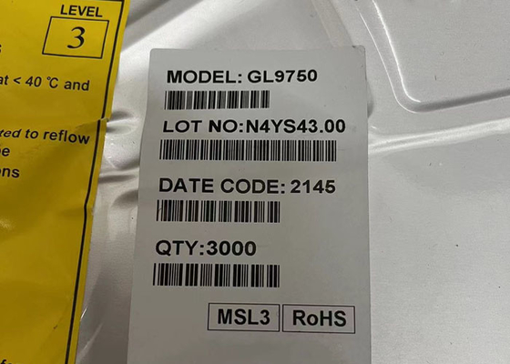 Puce de circuit intégré GL9750 3.3V à 1.2V contrôleur de lecteur de carte QFN-32