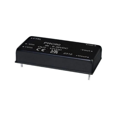 Puce de circuit intégré PRC60-24-D12 2 Module isolé de sortie DC DC Convertisseur