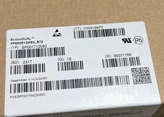 Modules IGBT automobiles FF600R12ME4B72 Half Bridge 1200V Monture du châssis 1200A Module IGBT de 20 mW