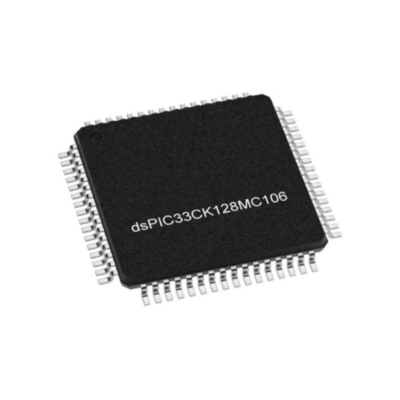 Microcontrôleur MCU DSPIC33CK128MC106T-I/PT Contrôleur de signal numérique à haute vitesse à 16 bits