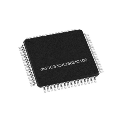 Microcontrôleur MCU DSPIC33CK256MC106T-I/PT Contrôleur de signal numérique à 16 bits