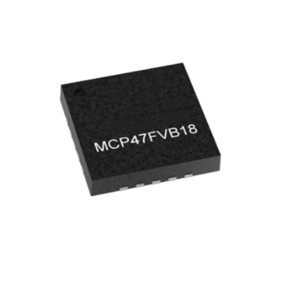 Puce de circuit intégré MCP47FVB18-E/MQ Canaux octals 10 bits DAC