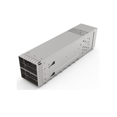 UE62-F162G-020G1 Connecteurs OSFP 1x1 Cage à profil bas avec évier thermique extrudé à hauteur de 9,5 mm