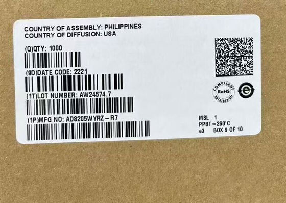 AD8205WYRZ puce de circuit intégré à alimentation unique d'amplificateur de différence de système 42 V