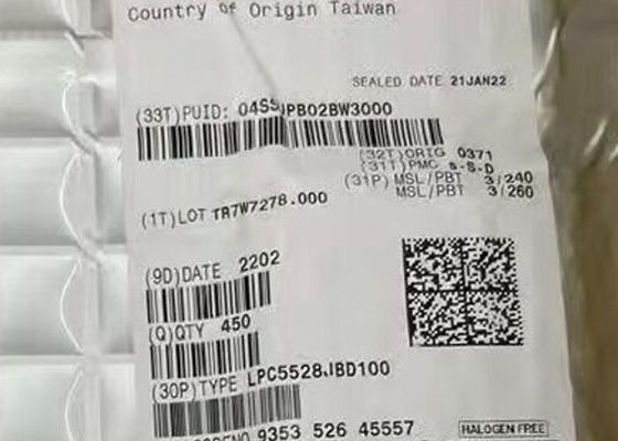 LPC5528JBD100 Microcontrôleur MCU à 150 MHz Arm Cortex-M33 Microcontrôleur HLQFP-100