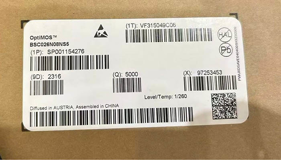 BSC026N08NS5 puce de circuit intégré 80V OptiMOSTM 5 Transistors MOSFET de puissance
