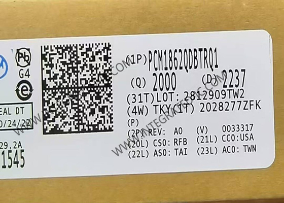 PCM1862QDBTRQ1 puce de circuit intégré automobile 2 canaux 192 kHz ADC audio