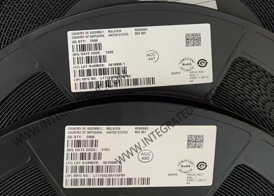 LT1793CS8 Puce de circuit intégré à faible bruit Picoampère Bias Actuel JFET Amplificateurs opérationnels d'entrée