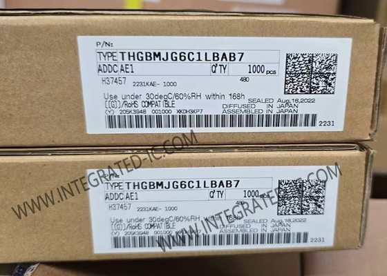 THGBMJG6C1LBAB7 Mémoire IC Puce à puce 3.3V 64G-Bit NAND flash automobile série e-MMC