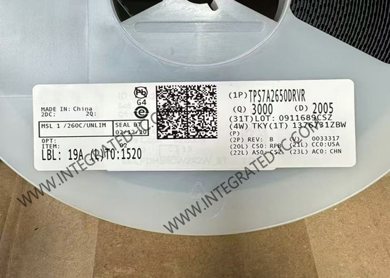 TPS7A2650DRVR puce de circuit intégré régulateur de tension linéaire à faible décharge de 500mA 18V avec bonne puissance