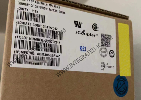 L'ADM3053BRWZ est une puce de circuit intégré isolée CAN Transceiver SOIC-20 CAN FD Transceiver