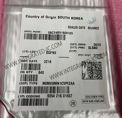 MIMX8MN1CVPIZAA Microcontrôleur MCU 2Core 64 bits i.MX8MN Microcontrôleur IC FCBGA-306