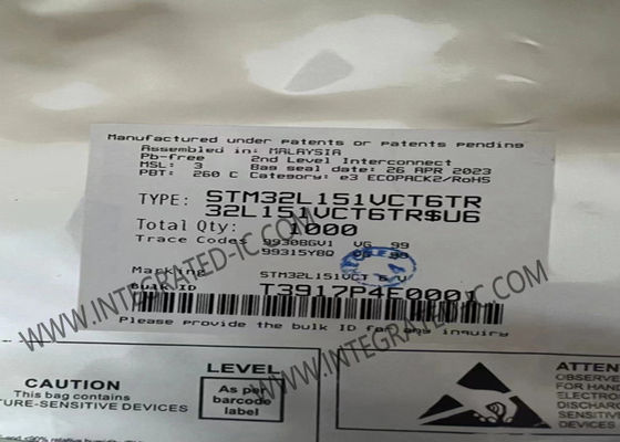 STM32L151VCT6 Microcontrôleur MCU 32MHz 32 bits Microcontrôleur à cœur unique IC LQFP-100