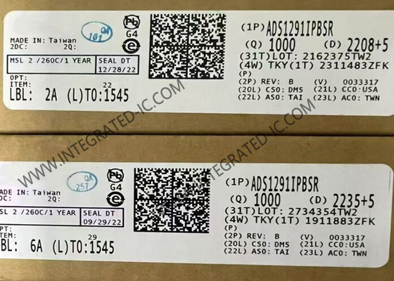 ADS1291IPBSR puce de circuit intégré à 24 bits pour les applications d'ECG