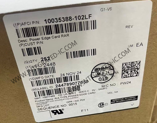 10035388-102LF Connecteurs connecteur de distribution d'alimentation CA/CA à profil bas