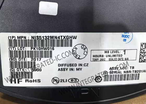 NIS5132MN4TXGHW Puce de circuit intégré 12V 44Ω Fuseau électronique DFN-10 Package
