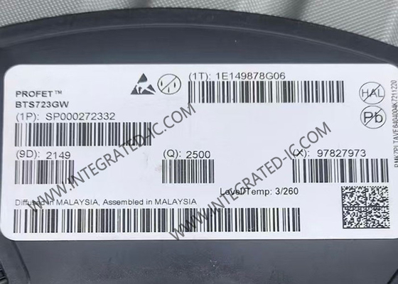 BTS723GW puce de circuit intégré de 7V à 58V commutateur de puissance intelligent de haut niveau SOIC-14