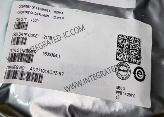 ADP7104ACPZ puce de circuit intégré régulateurs linéaires LDO 20V régulateur linéaire à faible dérapage
