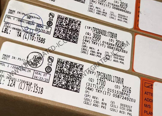 TPS3840DL17DBVR puce de circuit intégré superviseur de haute tension d'entrée avec MR et retard programmable