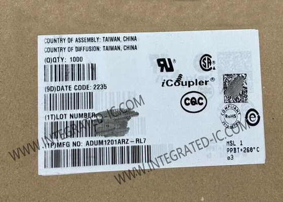 ADUM1201ARZ puce de circuit intégré 25 Mb/s Isolateur numérique double canal SOIC-8