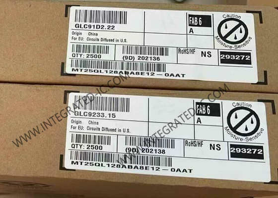 MT25QL128ABA8E12-0AAT Puce IC mémoire 128Mbit Non volatil ou mémoire flash IC TBGA24