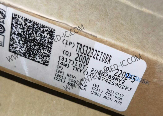 TRS3232EIDBR Puce de circuit intégré multicanal RS-232 Conducteur et récepteur de ligne avec protection IECESD ± 15 kV