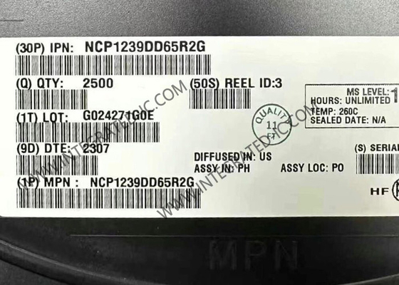 NCP1239DD65R2G Puce de circuit intégré contrôleur hors ligne 65 kHz Contrôleur de mode courant