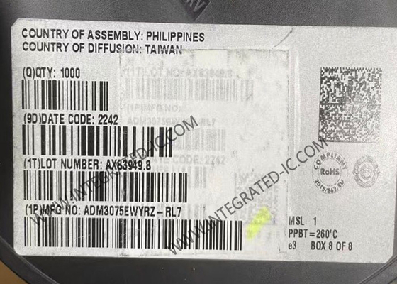 Puce de circuit intégré ADM3075EWYRZ 3.3V Transcepteurs de données basse puissance SOIC8