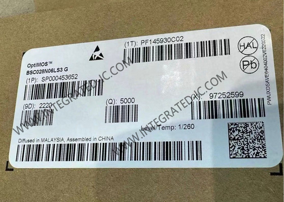 BSC028N06LS3G puce de circuit intégré OptiMOSTM 60V Transistors MOSFET de puissance N-Channel