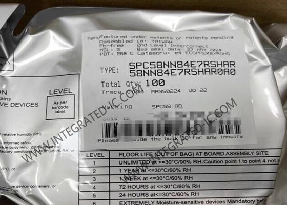 Microcontrôleur MCU SPC58NN84E7RSHAR Jusqu'à 6 Mo Flash SPC58 Microcontrôleur 200 MHz