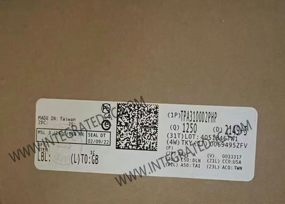 TPA3100D2PHP puce de circuit intégré 20W Stéréo 10V à 26V Amplificateur audio de classe D