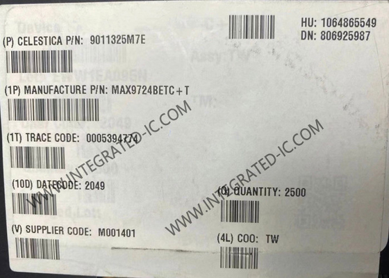 MAX9724BETC Circuit intégré Amplificateur de casque stéréo 60mW Amplificateurs audio