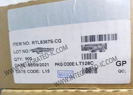 RTL8367S-CG Ethernet IC couche 2 commutateur Ethernet géré 5+2 ports LQFP128