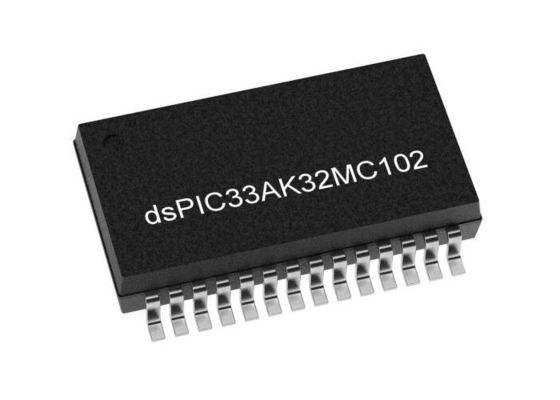 DSPIC33AK32MC102T-E/SS Microcontrôleur MCU 32 bits Contrôleur de signal numérique SSOP28