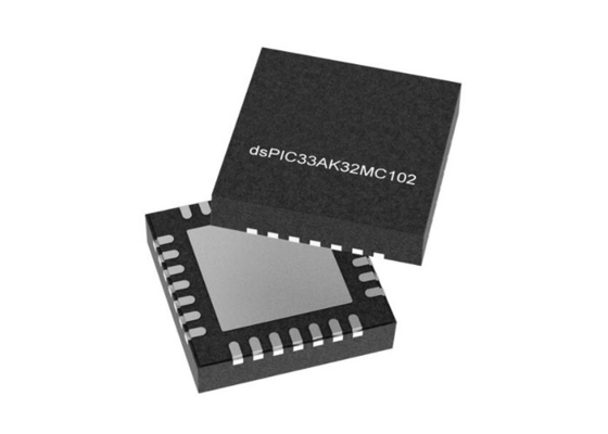 DSPIC33AK32MC102T-E/M7 Microcontrôleur MCU 32 bits DSC VQFN28 Contrôleur de signal numérique