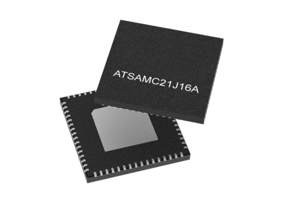 Microcontrôleur ATSAMC21J16A-MU MCU SAM C21 Microcontrôleur IC VQFN64 MCU embarqué