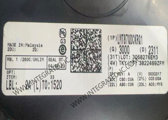 Sensor IC LMT87QDCKRQ1 Capteurs de température analogique de sortie de classe AB