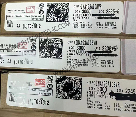 Circuit intégré INA193AIDBVR - Amplificateur de courant côté haut 500 kHz - Boîtier SOT-23-5