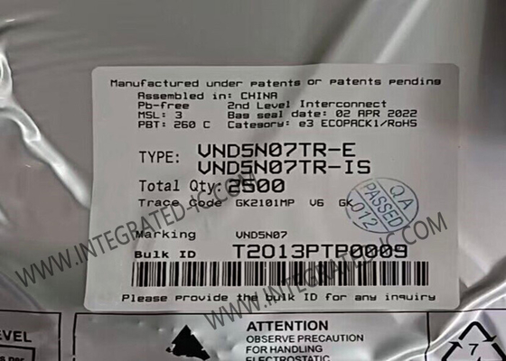 VND5N07TR puce de circuit intégré OMNIFET II Transistors MOSFET entièrement protégés