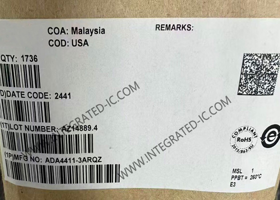 ADA4411-3ARQZ Circuit intégré - Puce - Filtre vidéo triple et tampon intégré