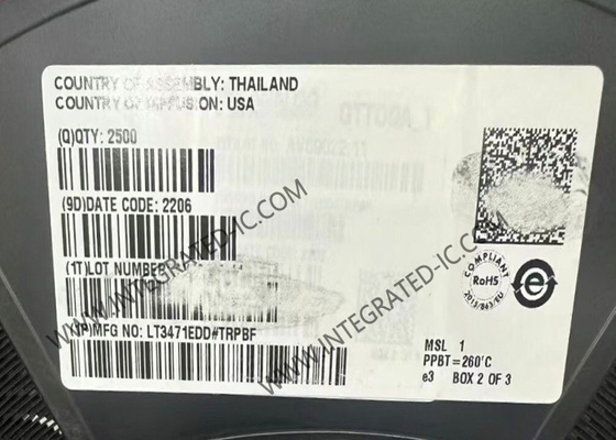 LT3471EDD Circuit intégré à puce Double régulateur de commutation 1,3 A 1,2 MHz Boîtier DFN-10