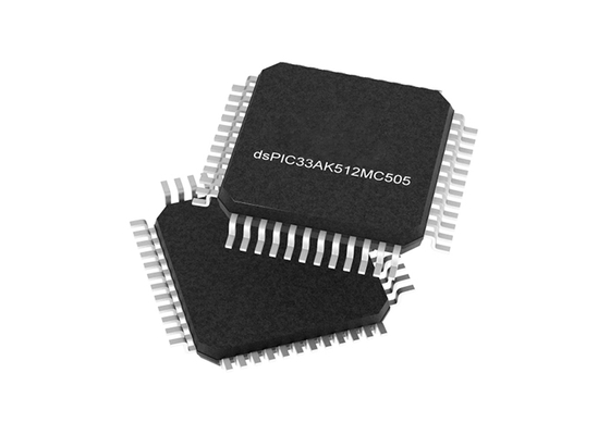 Microcontrôleur MCU DSPIC33AK512MC505-I/PT DSC 32 bits haute performance avec PWM haute vitesse