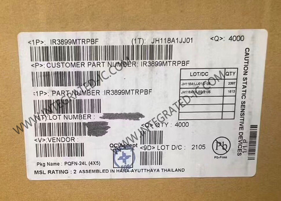 IR3899MTRPBF puce de circuit intégré 9A régulateur à bouton synchrone hautement intégré