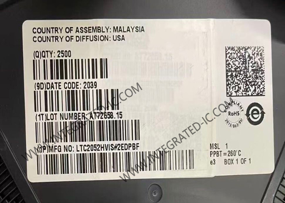 LTC2052HVIS amplificateurs opérationnels à puce de circuit intégré SOIC14 Amplis à dérive quad-zéro