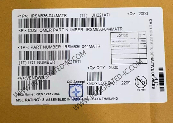 IRSM836-044MA Modules IGBT automobiles 250 V CIPOS Nano Module électrique intelligent à trois phases